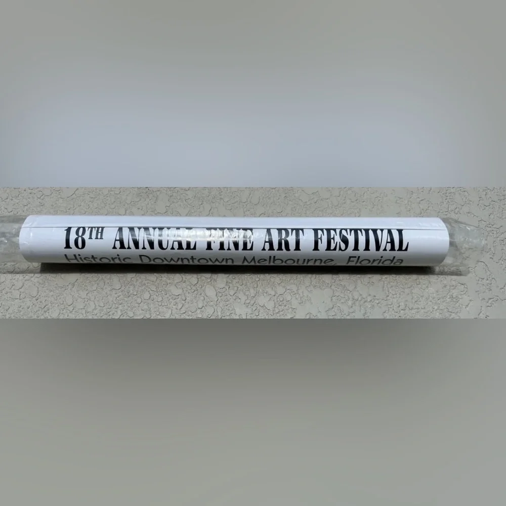 Melbourne Art Festival 2002 Pink Flamingo Authentic VTG Promo Poster 17 X 22 NEW
